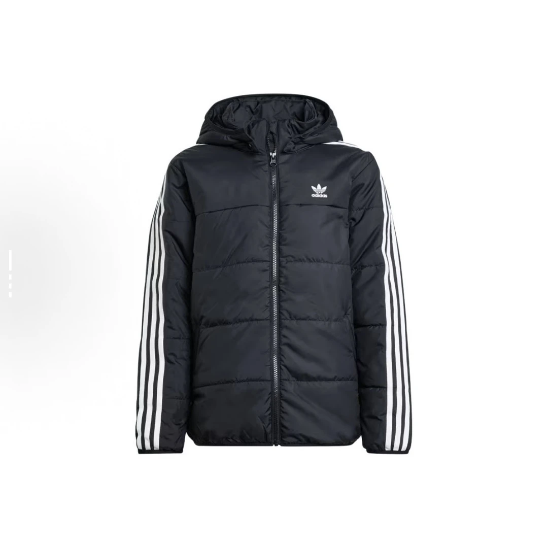 adidas/阿迪达斯 大童adicolor系列立领条纹长袖夹克外套 IY7497