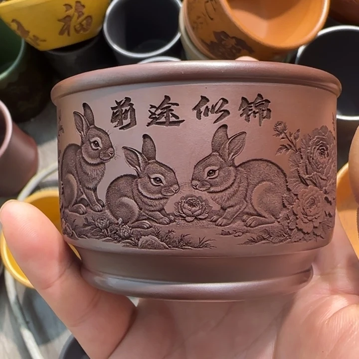茶杯紫砂全手工制作工艺