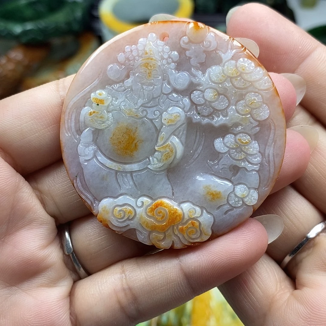 颈饰未镶嵌翡翠牌子