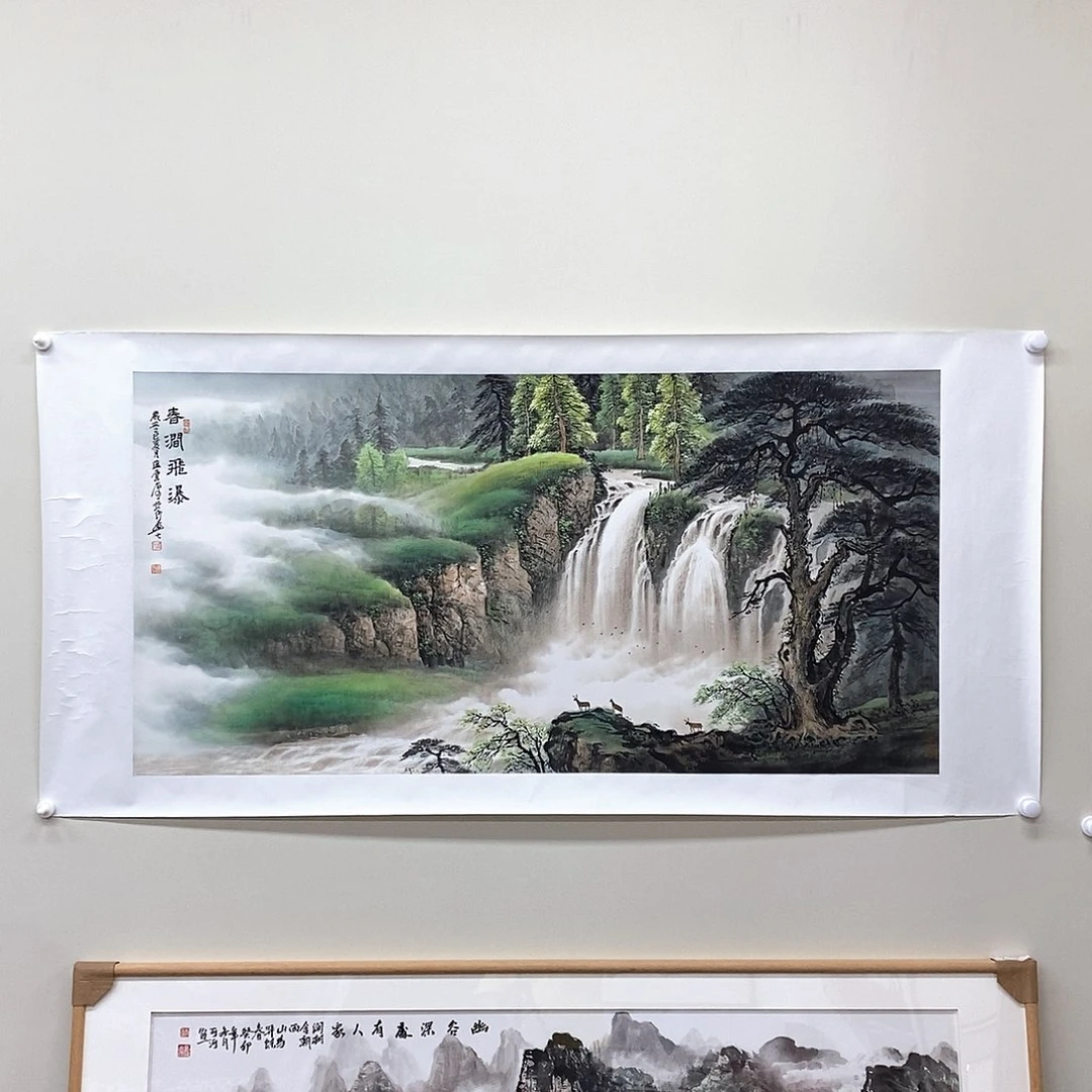国画周顺良四尺精品佳作