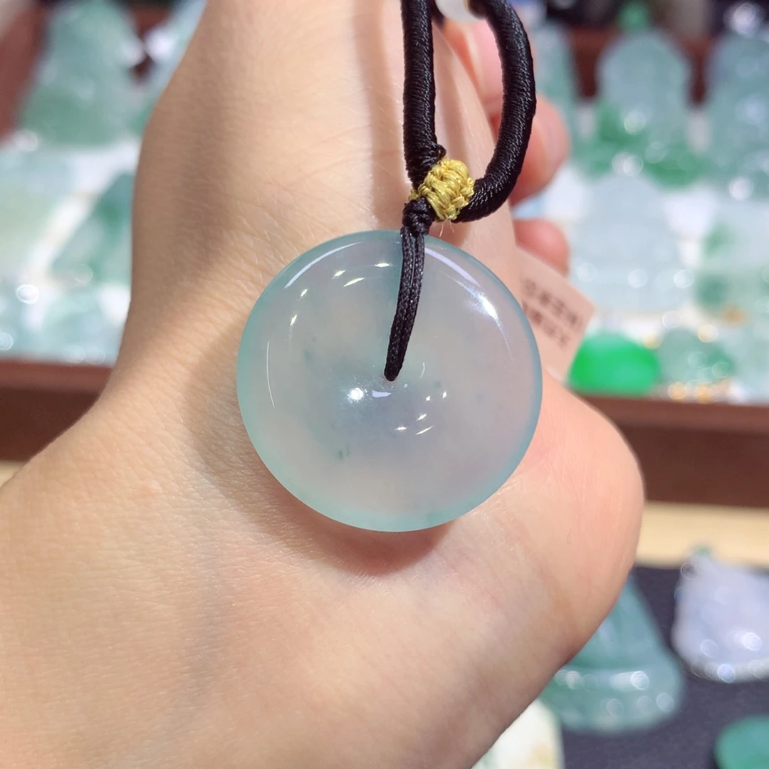 吊坠(不含链)未镶嵌翡翠缅甸天然翡翠A货