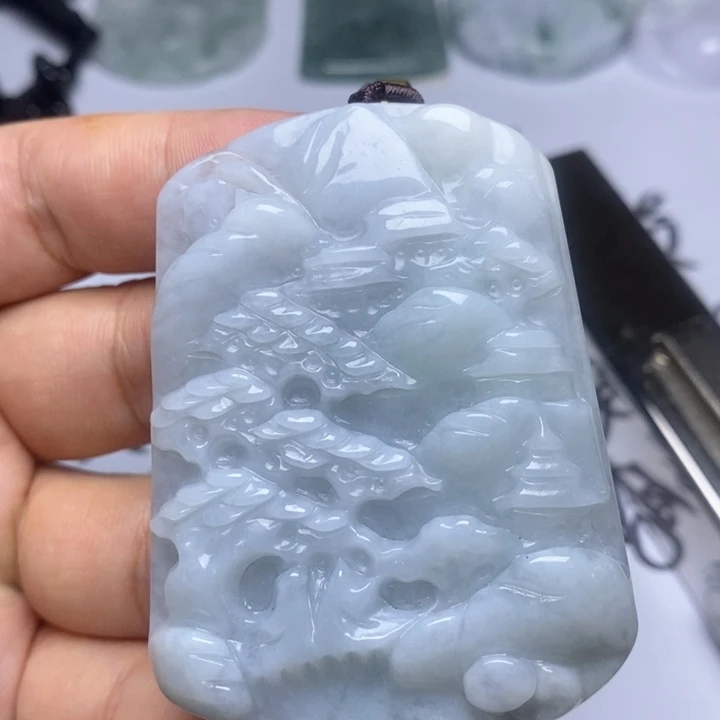 颈饰未镶嵌翡翠翡翠