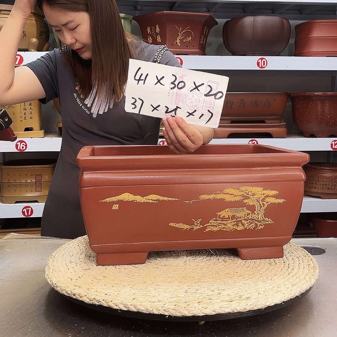 紫砂花盆紫砂花盆