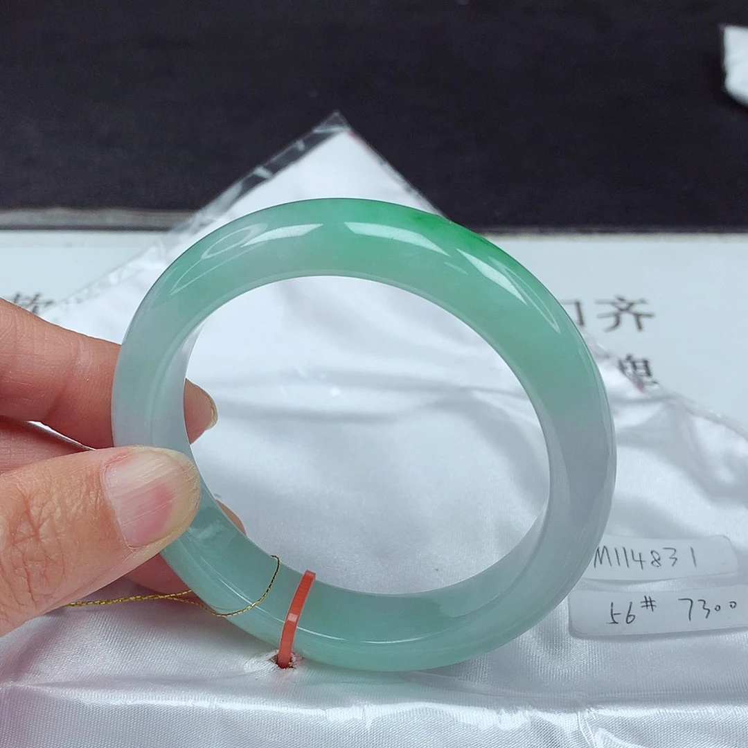 未镶嵌手镯翡翠56圈4831