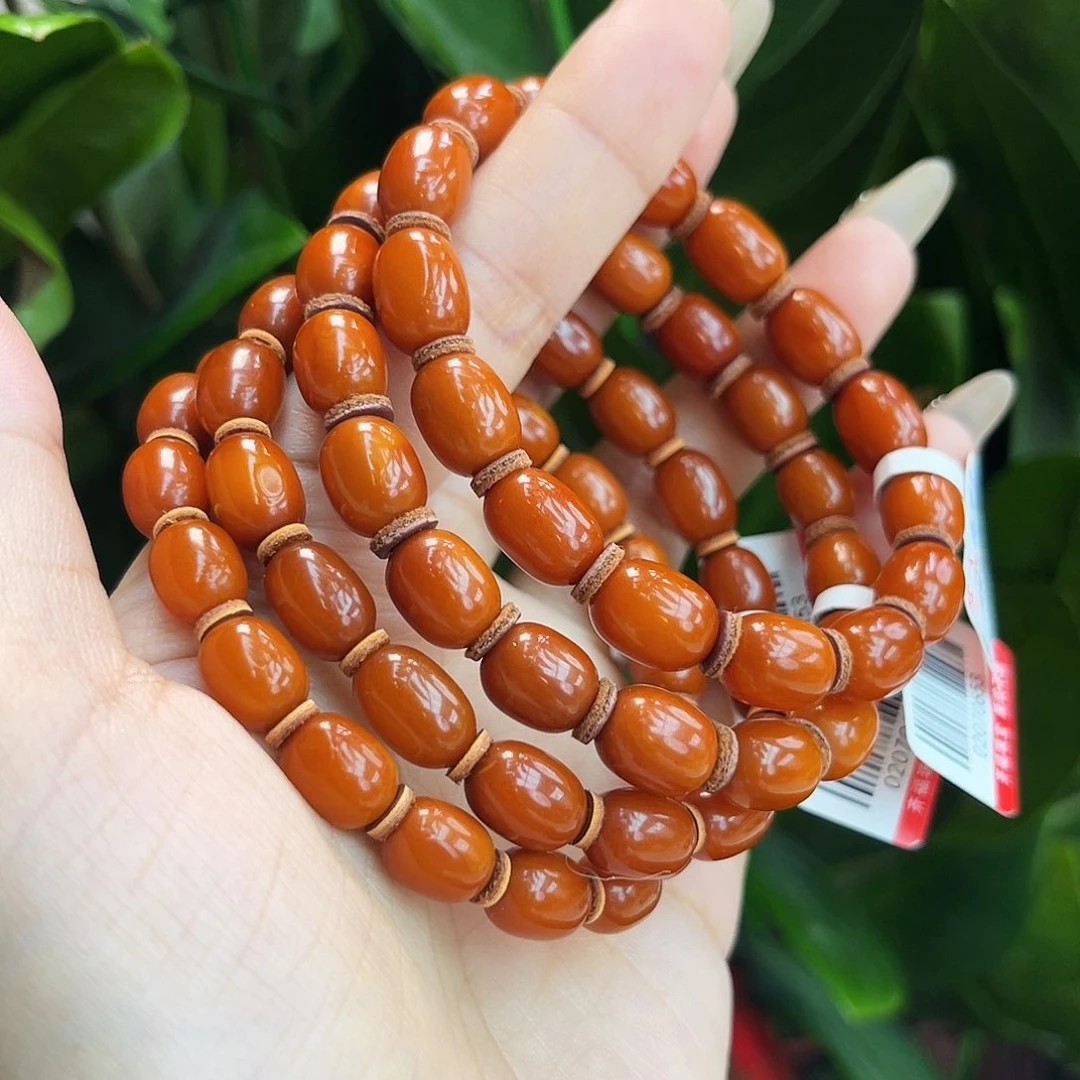 未镶嵌琥珀手链8m多样性发其一