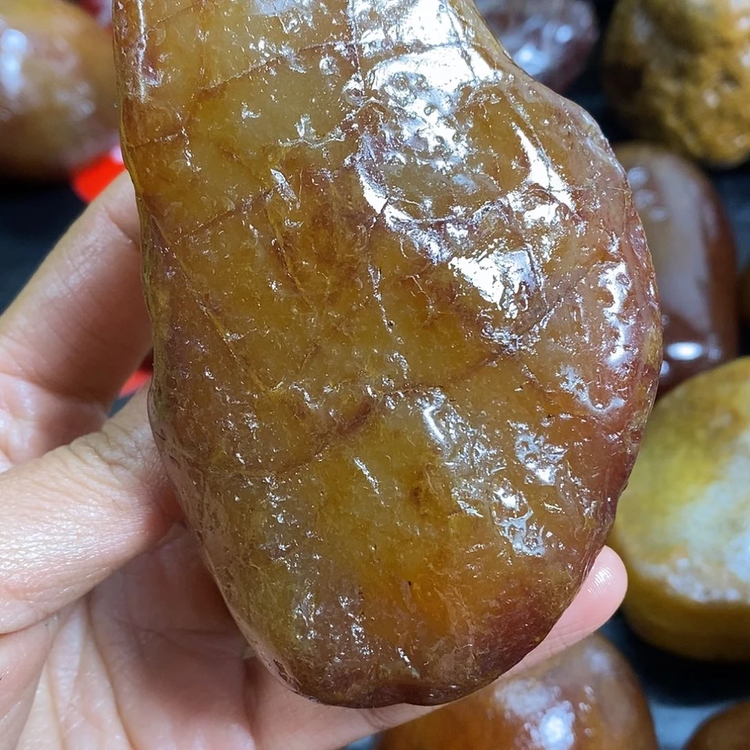 玛瑙/玉髓未镶嵌手把件