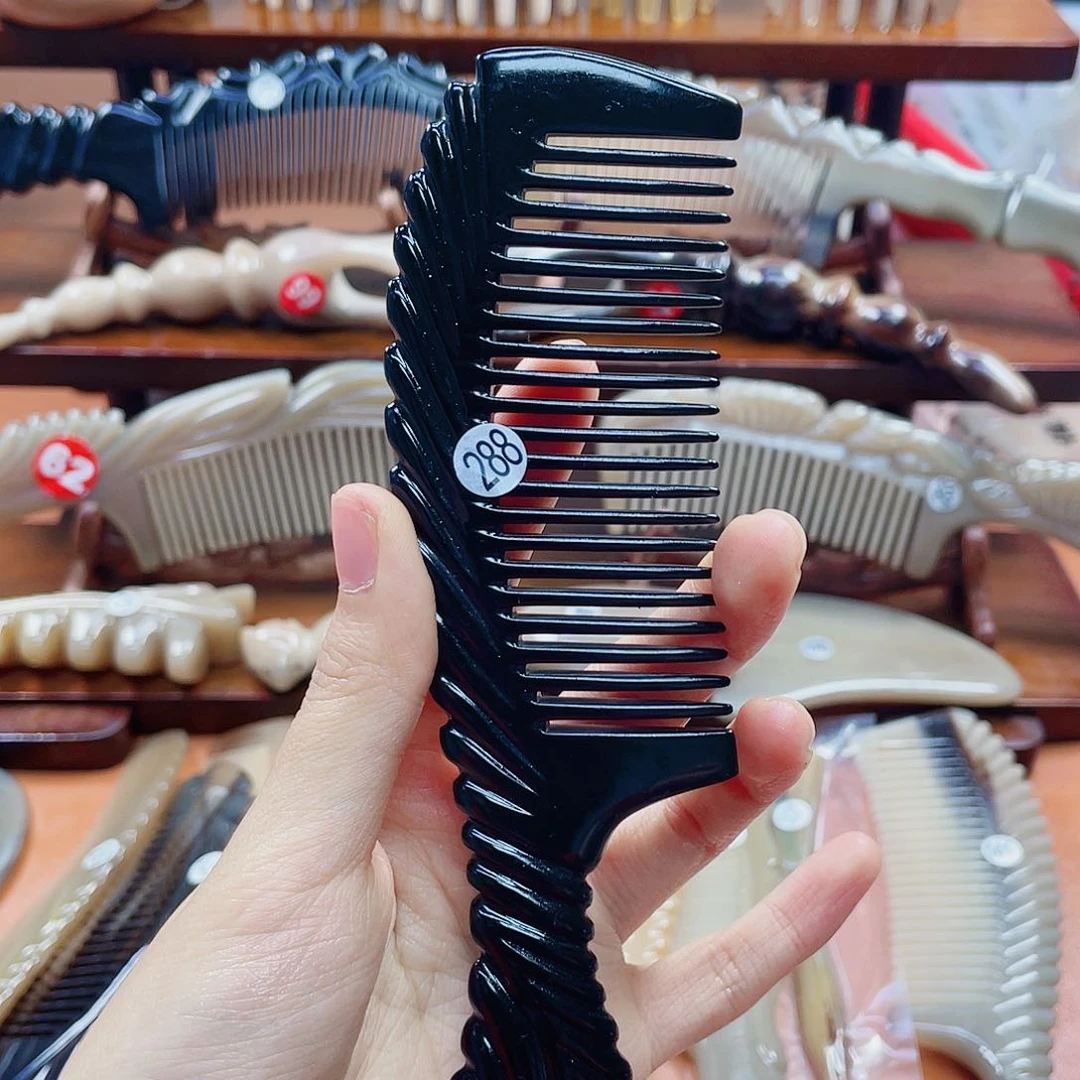 纯手工制作牛角梳288