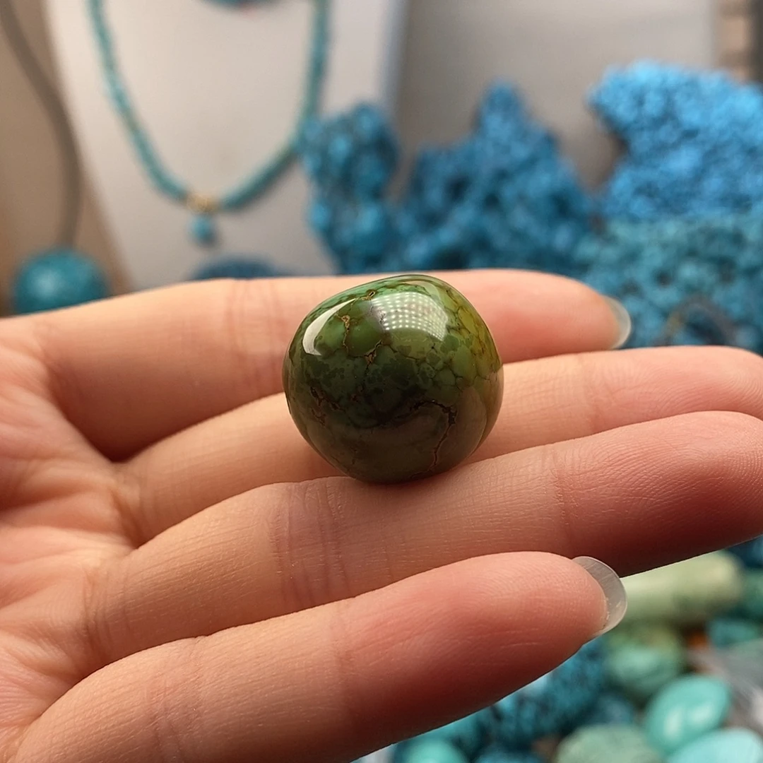 绿松石未镶嵌珠宝半成品