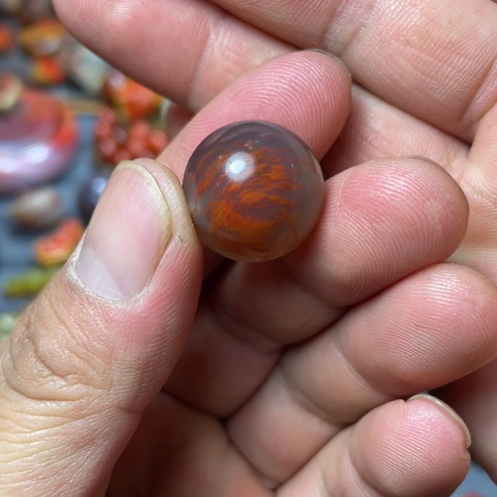 南红玛瑙未镶嵌手链