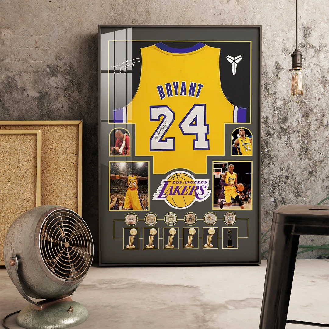 NBA球星挂画篮球詹姆斯科比乔丹麦迪艾佛森客厅卧室主题装饰画