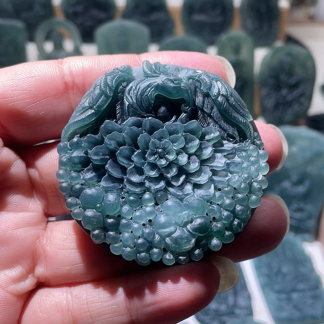 定制翡翠未镶嵌凤