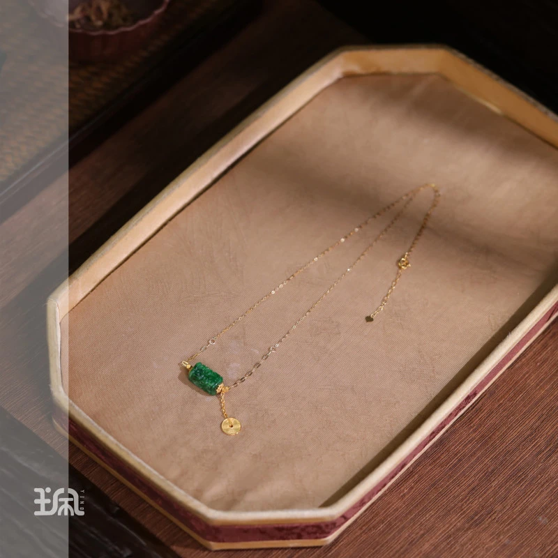 涵凌|翡翠*项链*18K金镶嵌LYB24111323多样性发其一