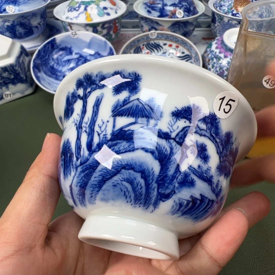 景德镇纯手工纯手绘茶具木木15