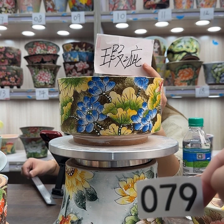 紫砂花盆瑕疵瑕疵79