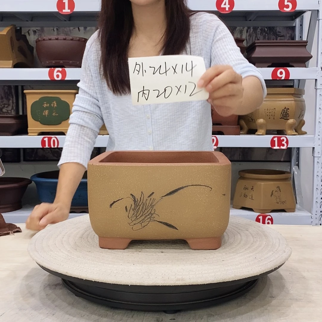 紫砂花盆紫砂花盆