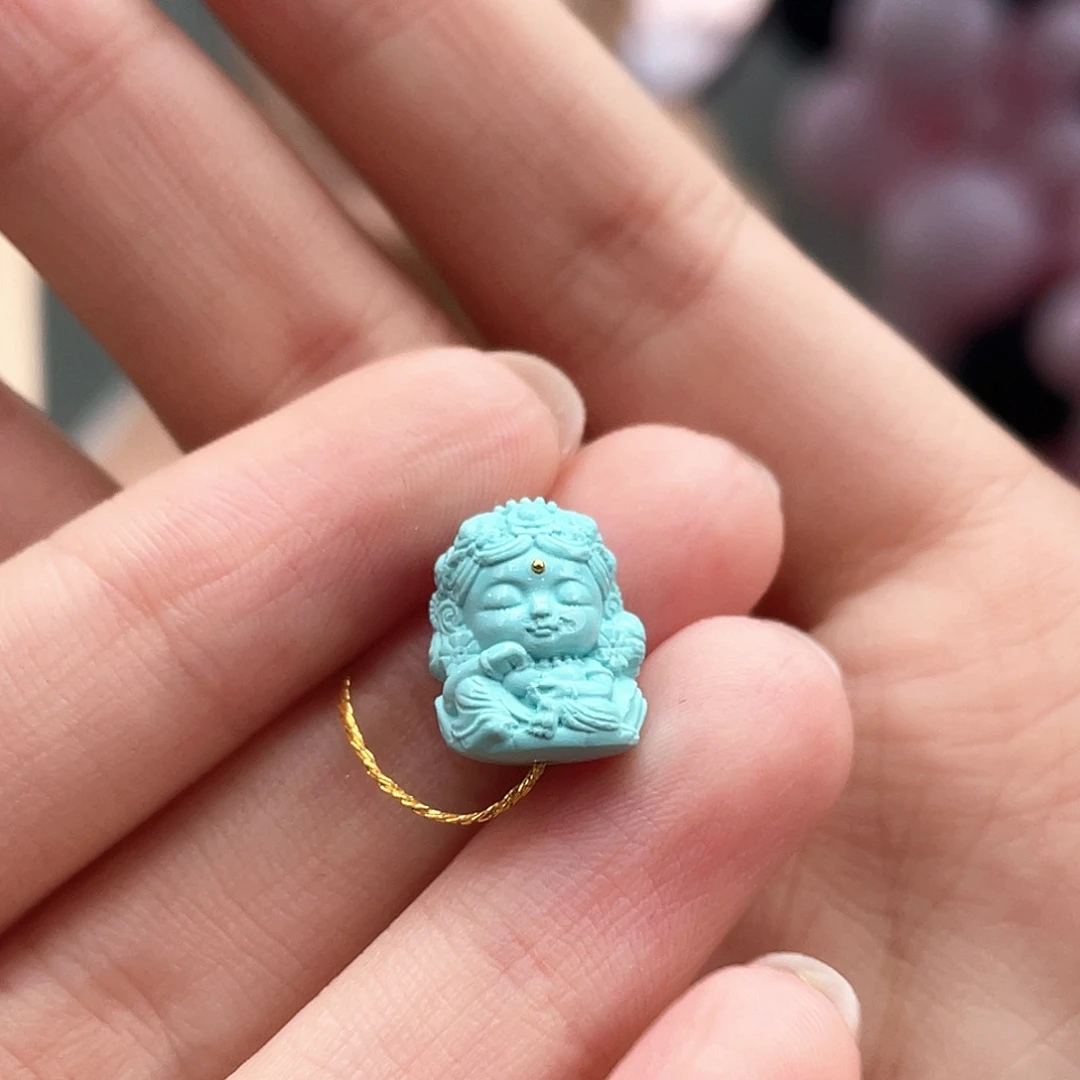 绿松石未镶嵌颈饰