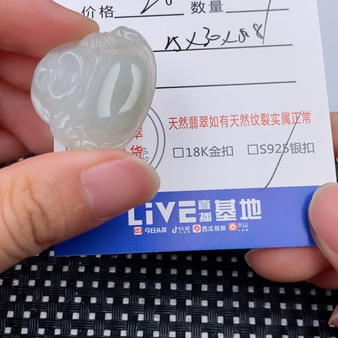 翡翠银S925镶嵌颈饰