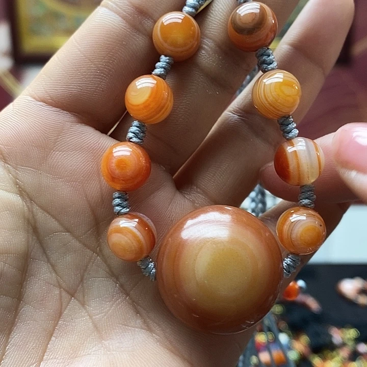 玛瑙/玉髓合金颈饰