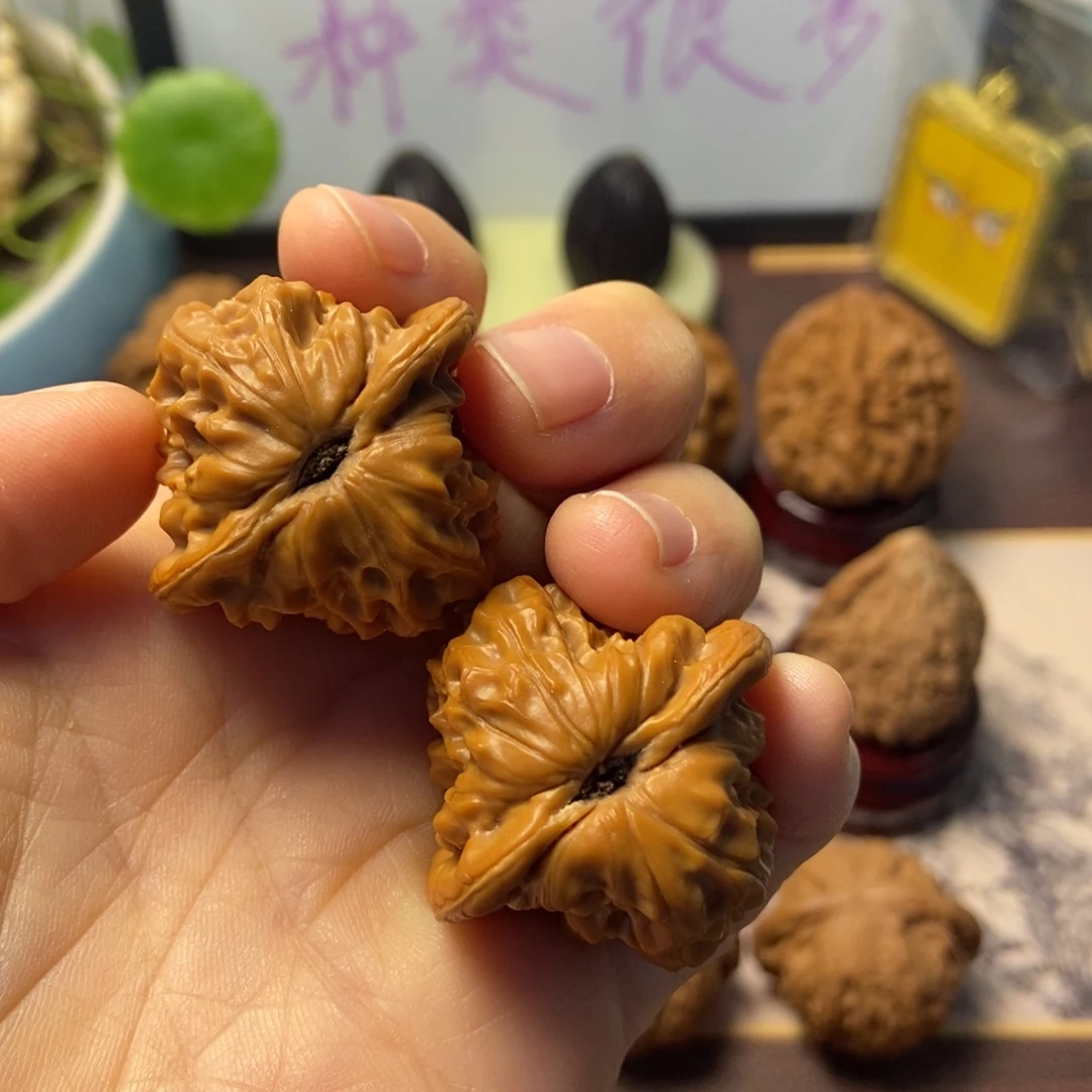 文玩核桃把件全品白蛇骨35