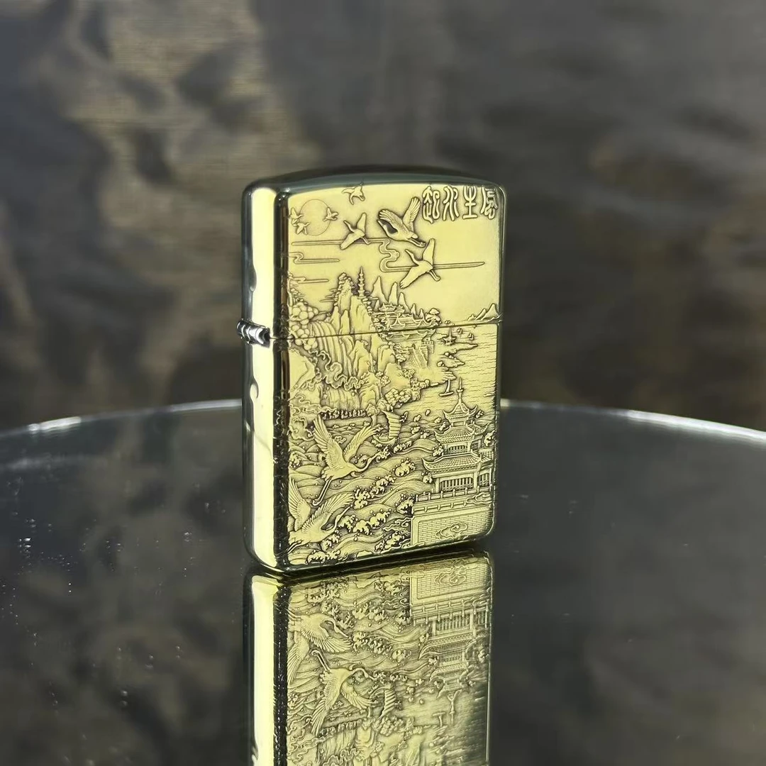 ZIPPO 打火机正品 168鹰皇风生水起 1587