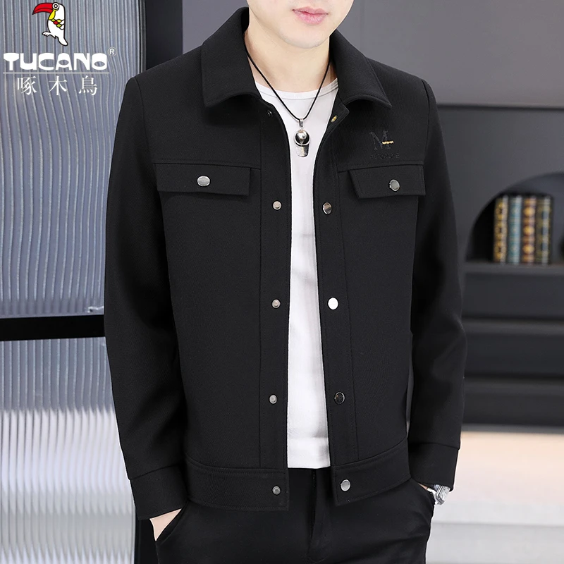 TUCANO/啄木鳥春季新款翻领工装休闲夹克高级感男帅气外套韩版帅