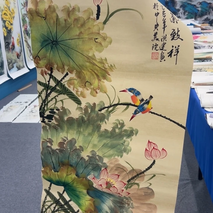 国画宣纸纯手绘字画