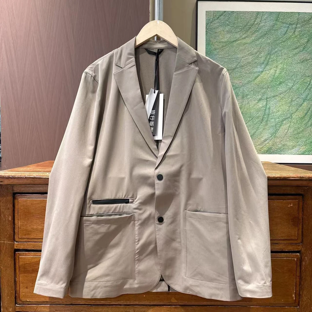 思家 男款休闲商务西装外套 04E13 DM24F243