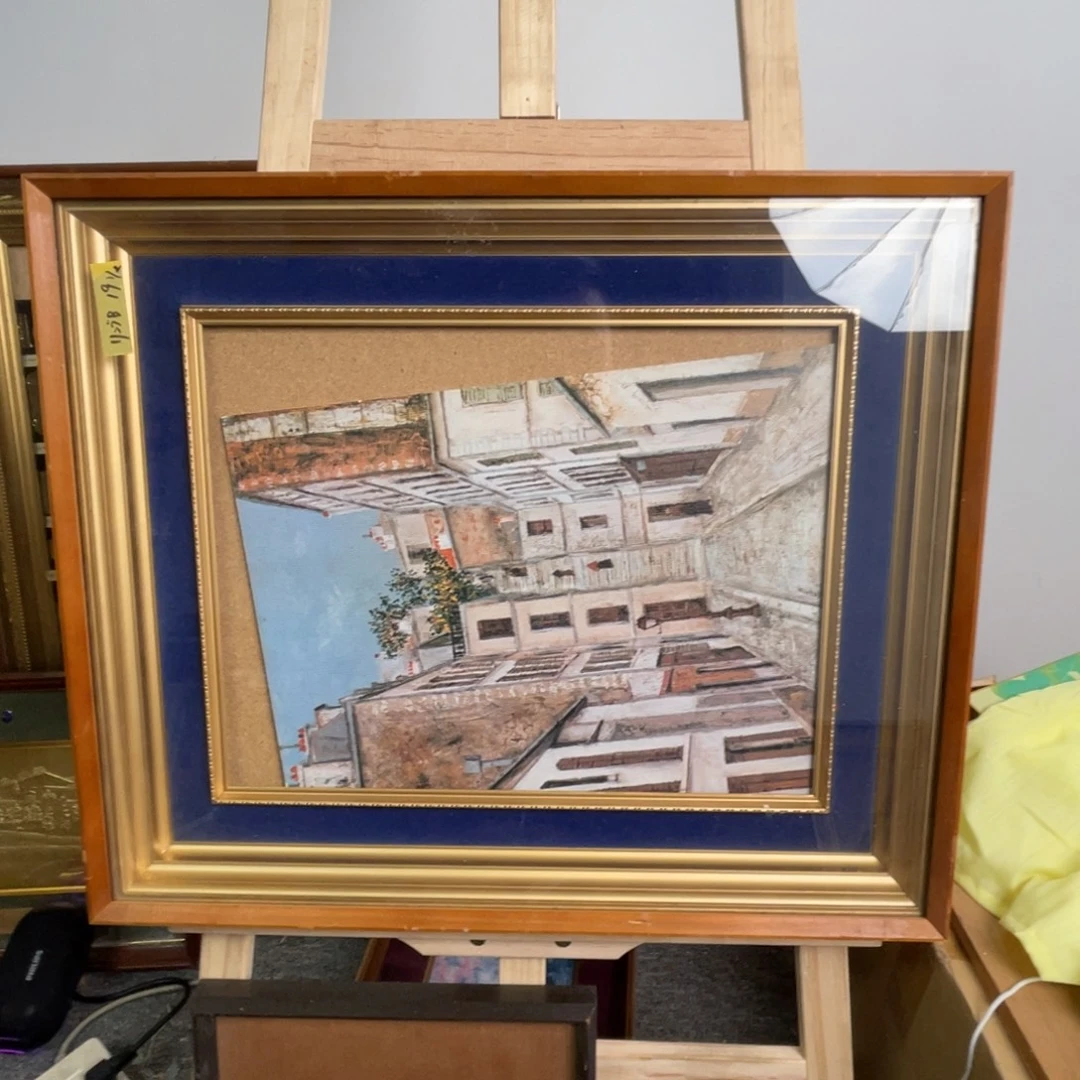 俄***少框画作品玻璃不包损不退换