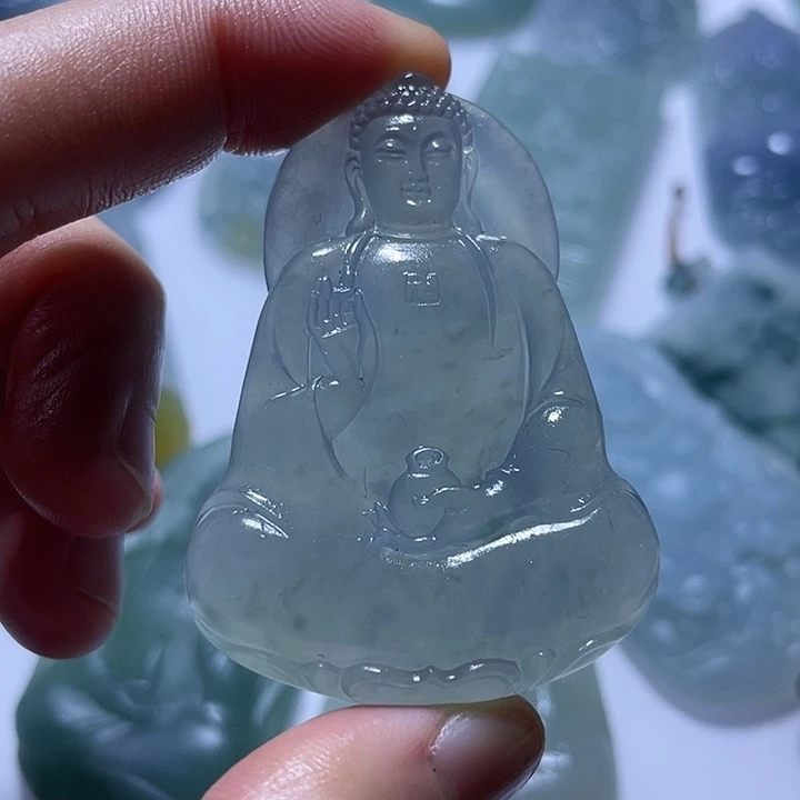 定制翡翠未镶嵌挂件