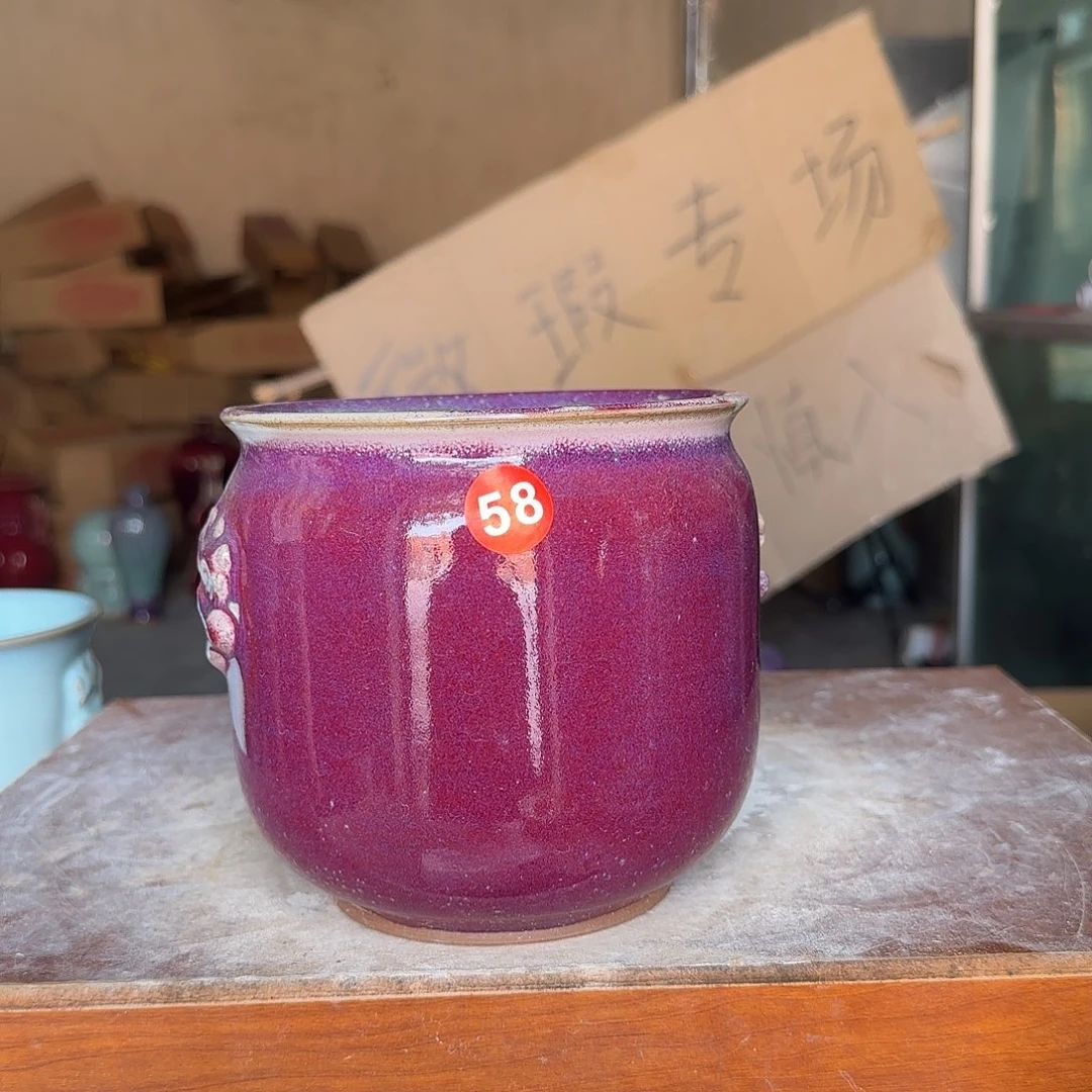 摆件郑家钧窑摆件微