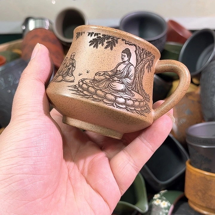 茶杯紫砂全手工紫砂主人杯