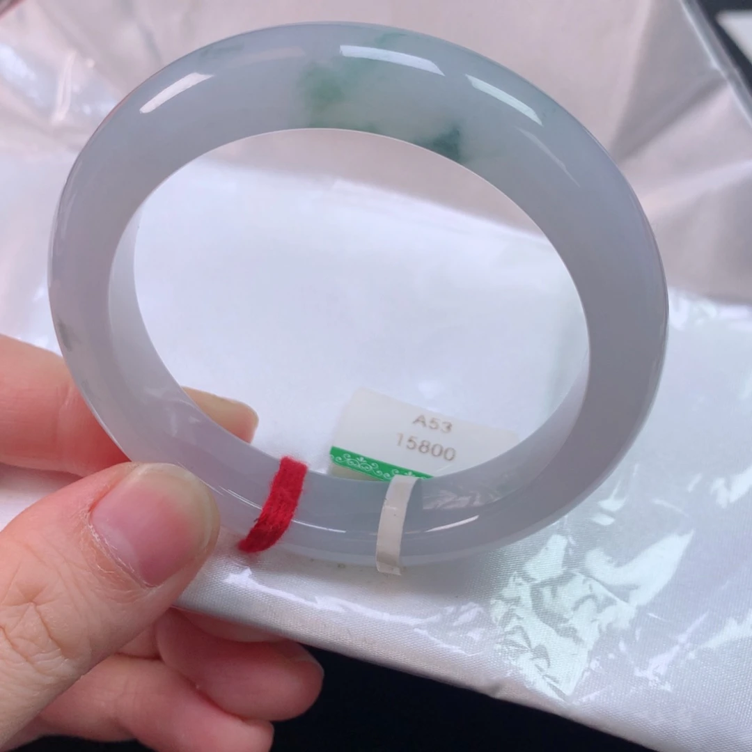 未镶嵌手镯翡翠缅甸天然翡翠手镯5354