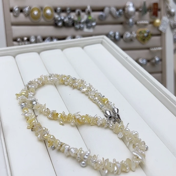 未镶嵌海水珍珠颈饰提前双十一清货