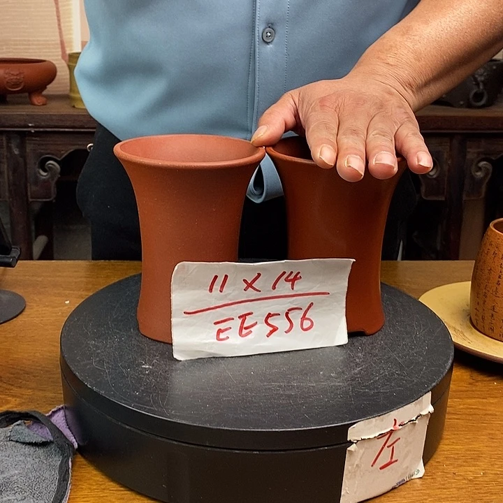 紫砂花盆货号一只EE556