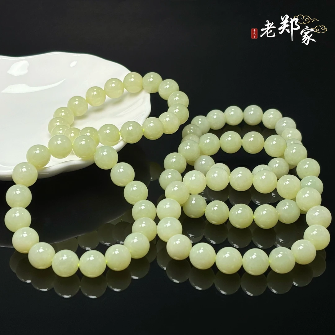 【老郑家】和田玉手串 多样性发一件 约11mm+