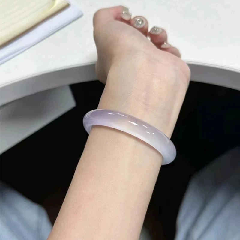 【冰紫手镯】体验精品款【有正圈有圆条】