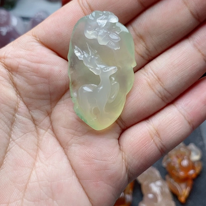 【闪购商品】未镶嵌吊坠定制玛瑙