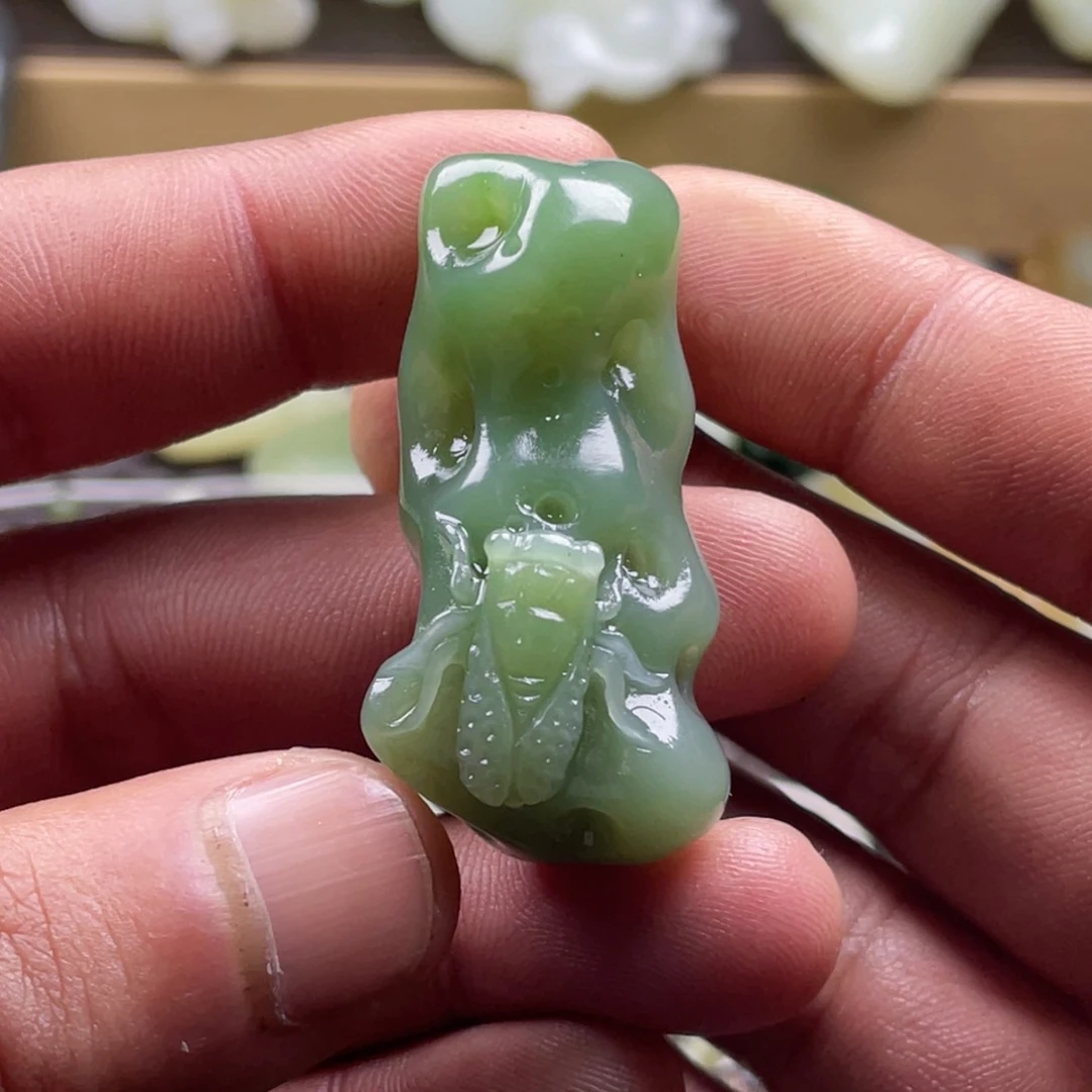 和田玉挂件未镶嵌鸿*