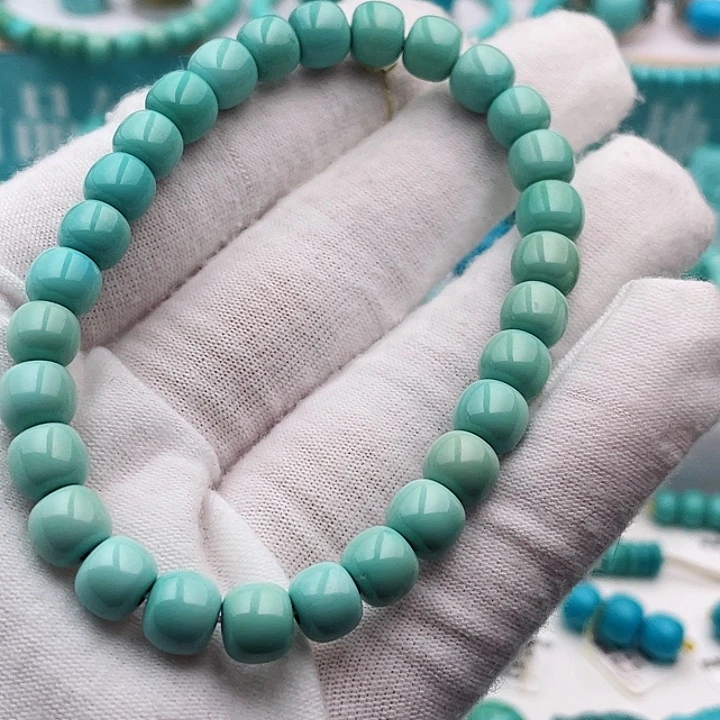 未镶嵌绿松石7.5m m