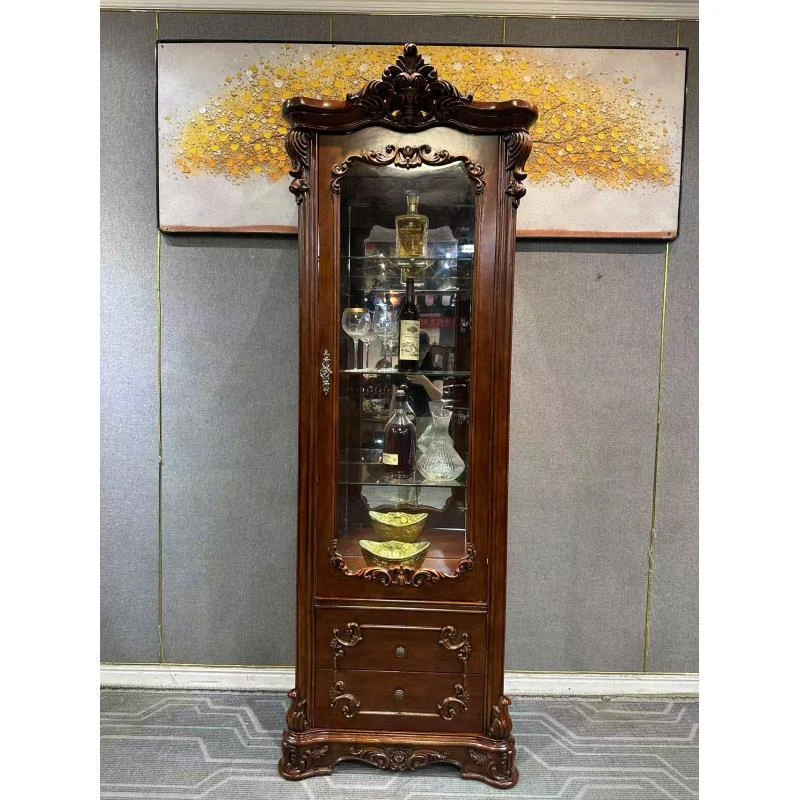 146单门酒柜780*490*2250美式客厅酒柜