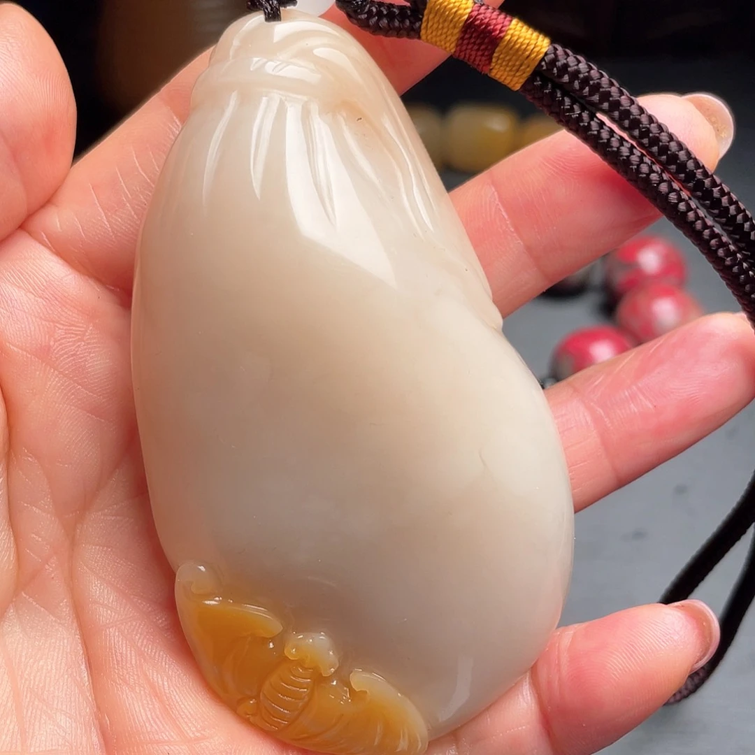 寿山石敬*寿山石手把件闲章挂件