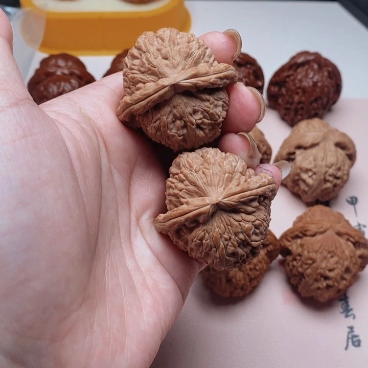 把件文玩核桃白狮子41