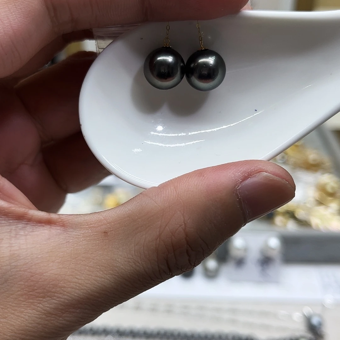 耳饰未镶嵌海水珍珠
