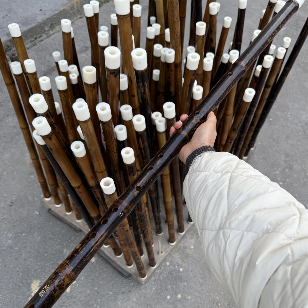 斑竹笛子大漆工艺五年老料