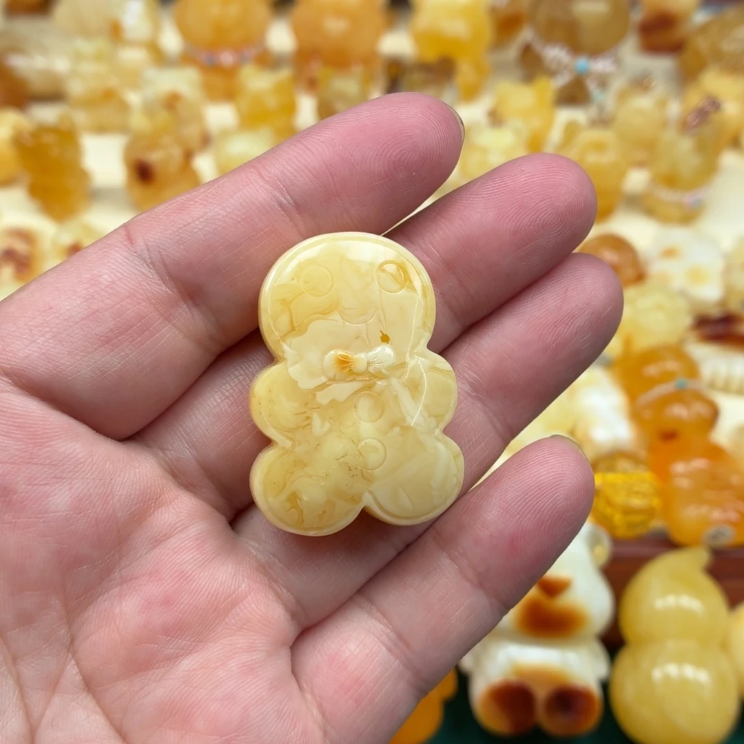 琥珀未镶嵌裸石蜜蜡