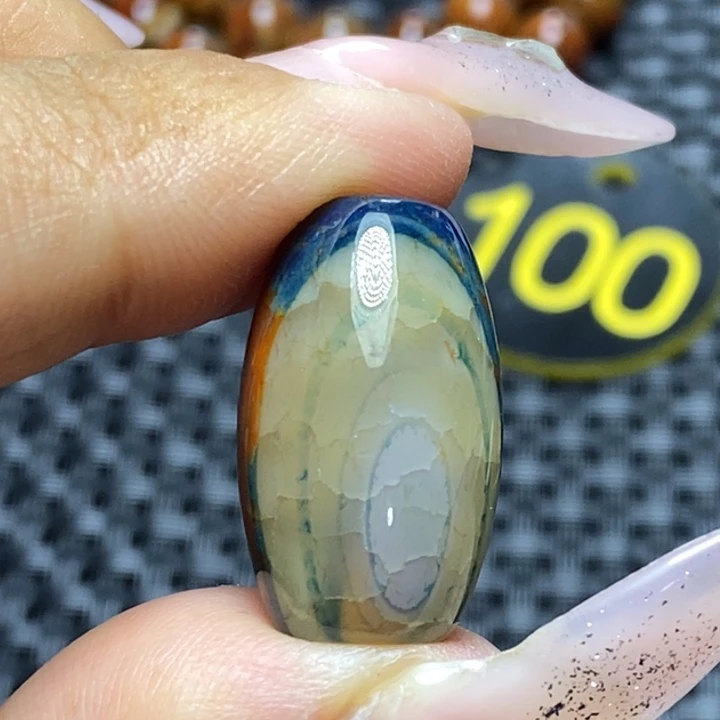 与***行玛瑙/玉髓颈饰合金