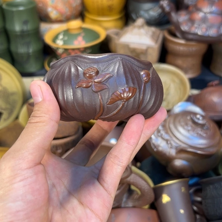 茶杯紫砂宜兴紫砂杯子