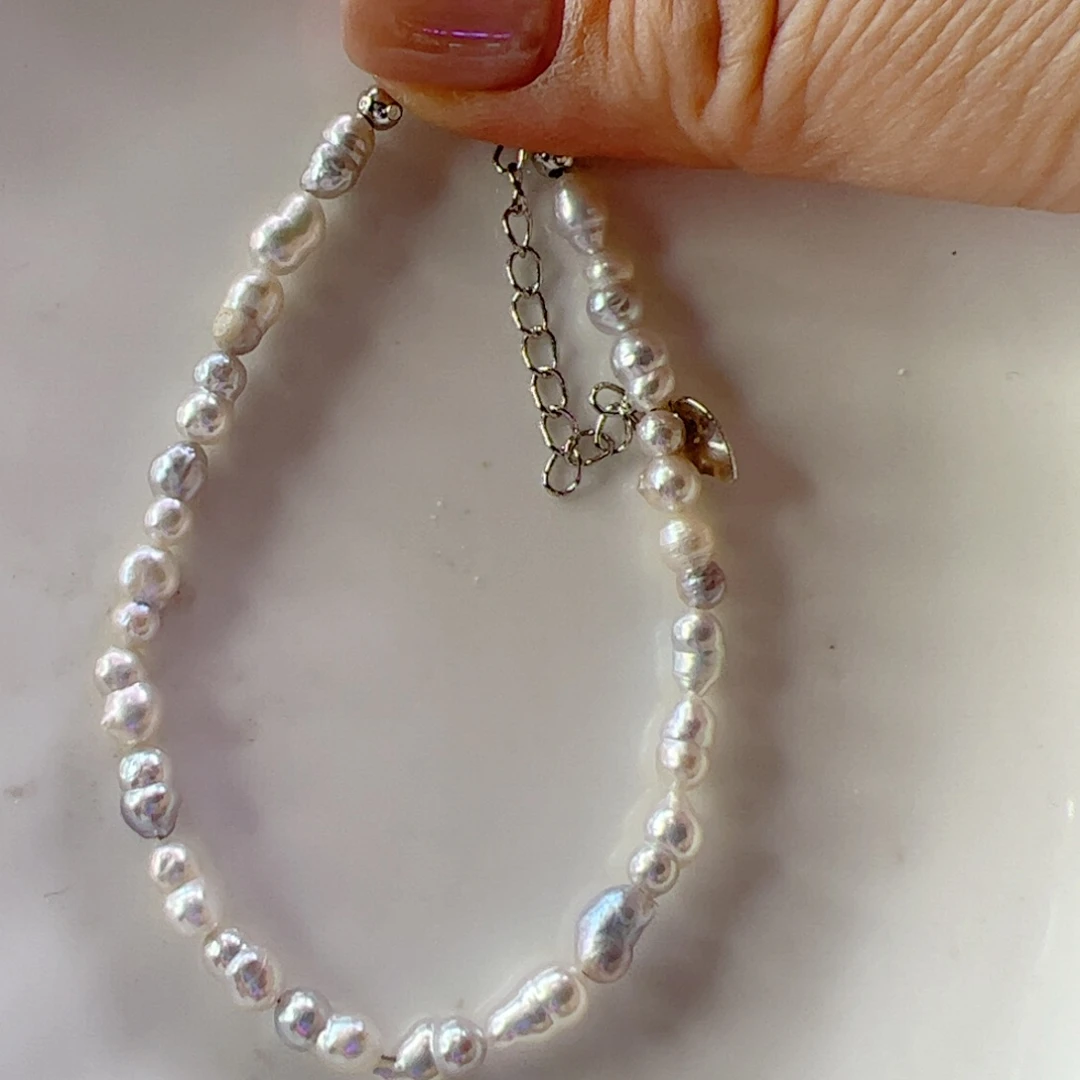 淡水珍珠合金手绳