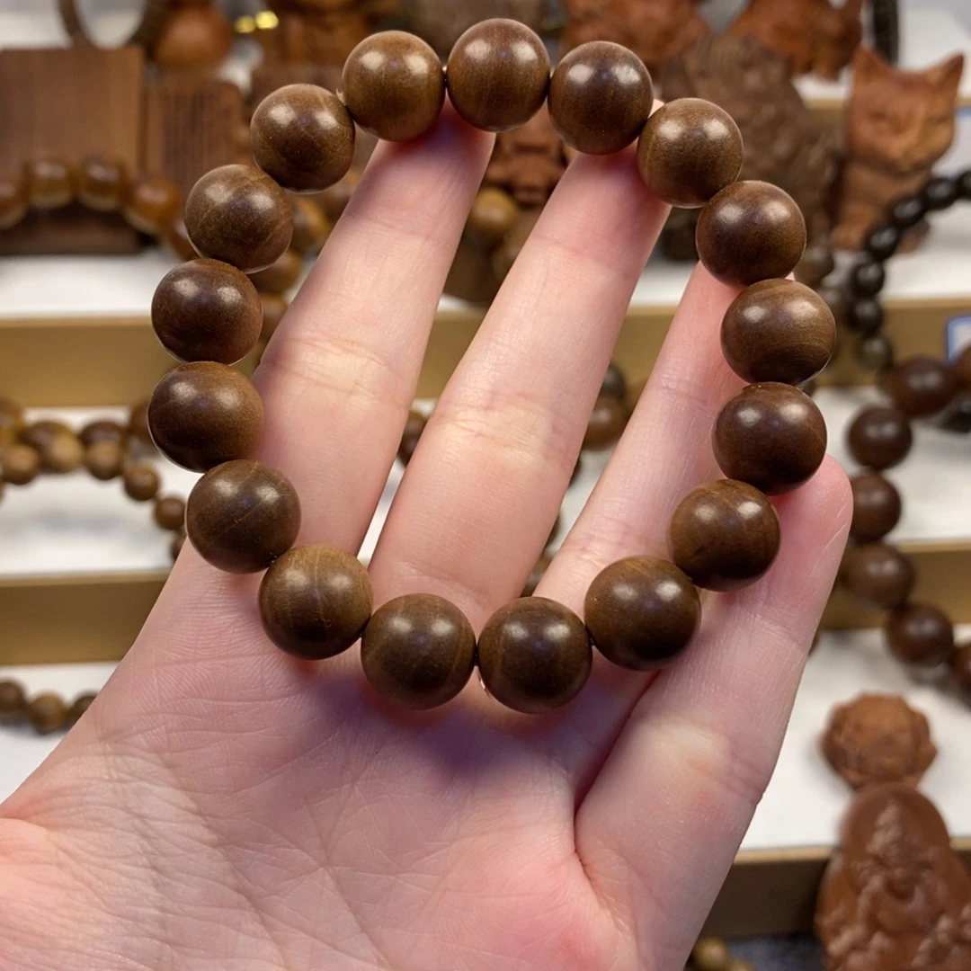 手串/手链檀香木老山檀香1.2横纹奶香红肉