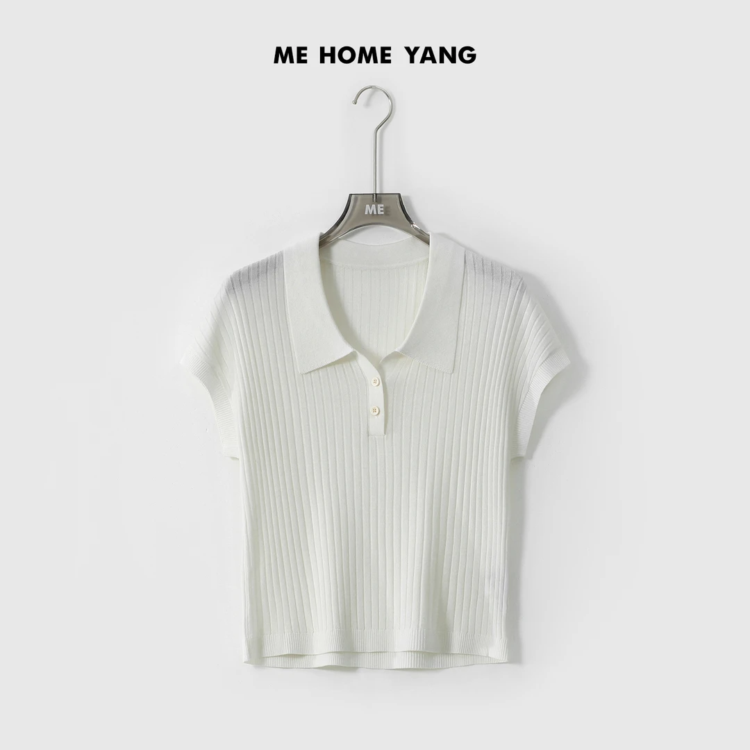 ME【香颂】夏季新款女士显瘦通勤时尚百搭通勤针织衫MEQS2100